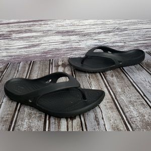 Crocs flip flops Athens 2 in black size 6